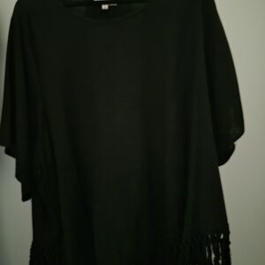 Umgee Tunic Top Black 2X